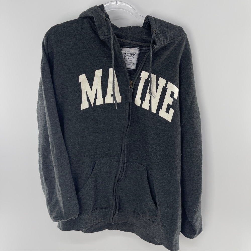 Maine Pacific & Co Oversized Full Zip Sweatshirt